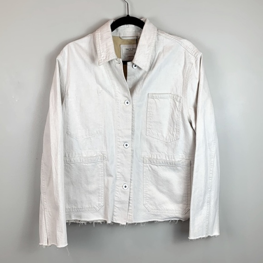 Rag & Bone Chantry Workwear Crop Button Jacket NWT - Picture 4 of 9